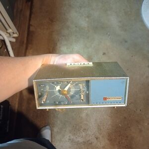 Bulova Blue and Gold Transistor Radio